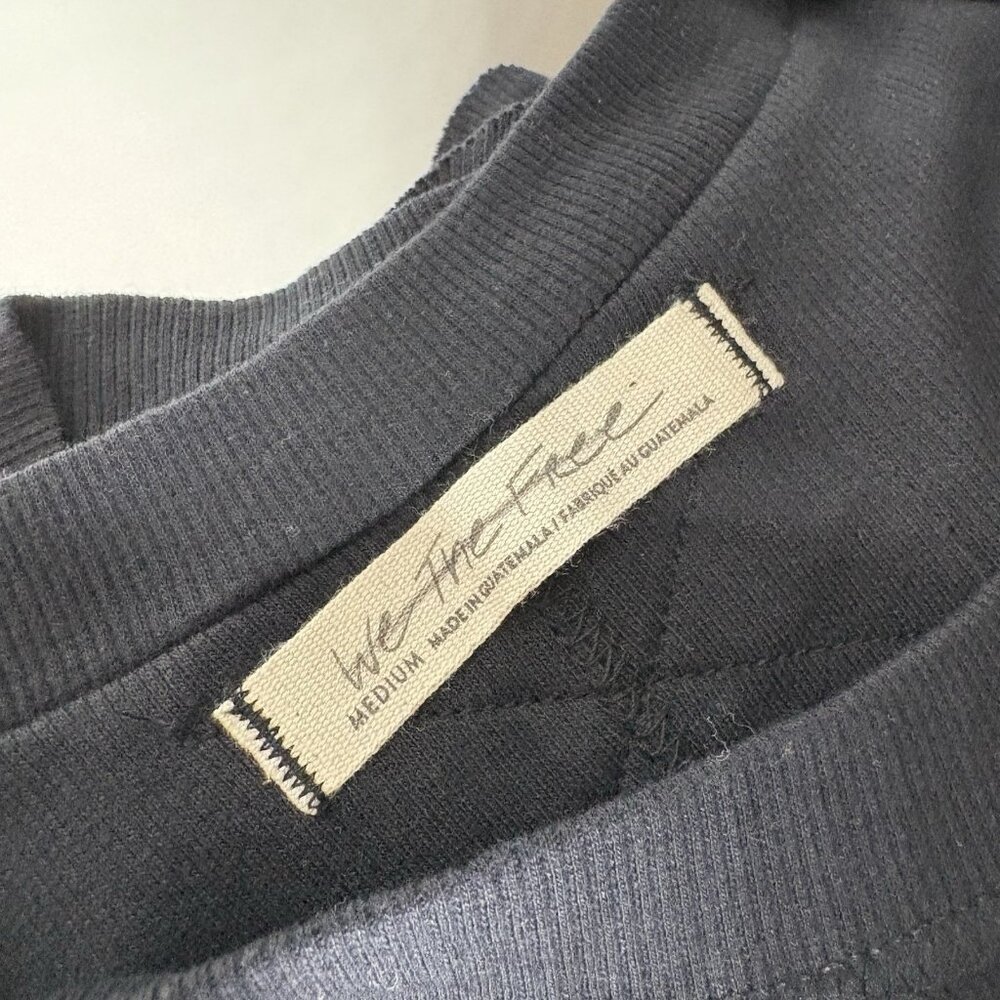 We The Free Women M Black Ribbed Casual Crew Neck Kate Tank Top NWOT - Picture 11 of 11